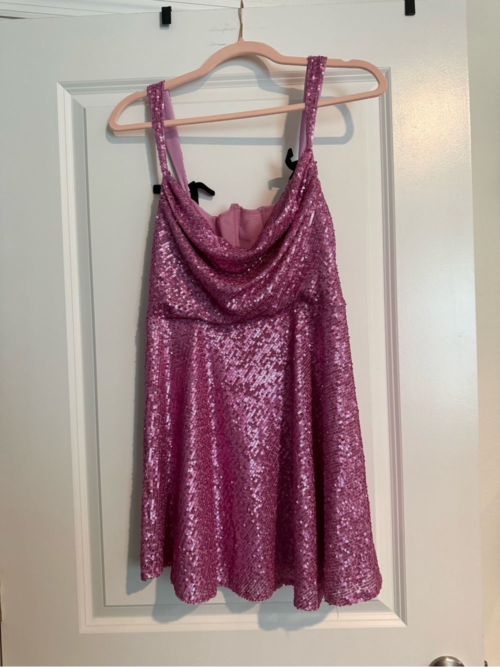 For Love & Lemons Candice Sequin Mini Dress - Pink